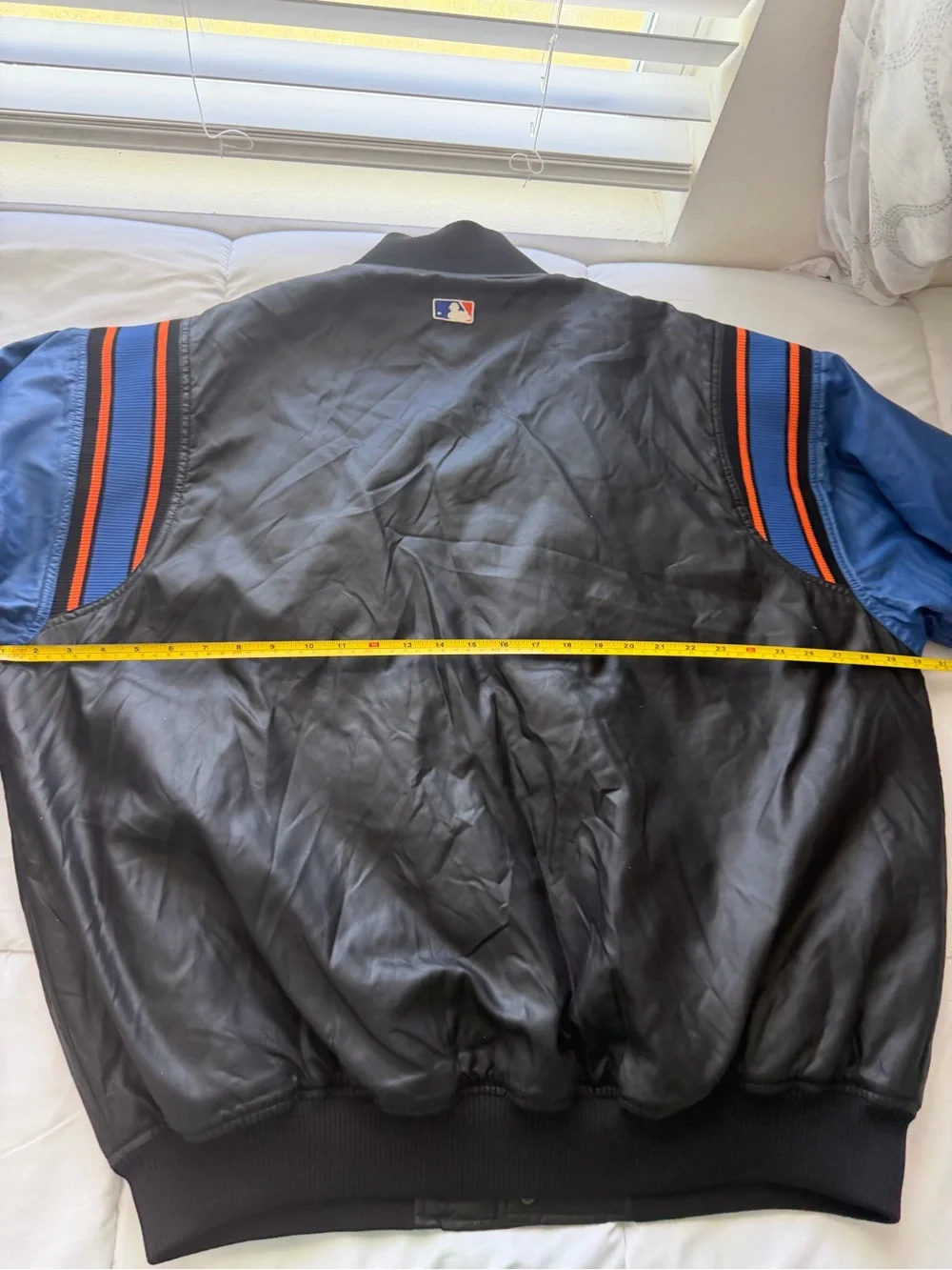 Vintage Majestic Mets Diamond Collection XXL Puffer Bomber Jacket MLB Varsity